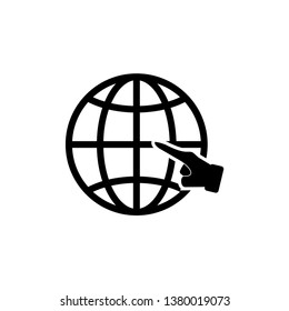 website, internet, go to web icon vector