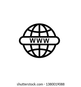 website, internet, go to web icon vector