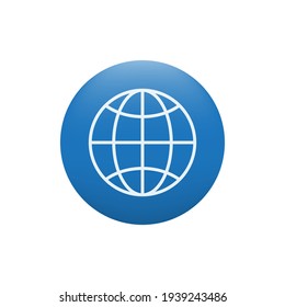 Website Internet Icon. Web Symbol Vector