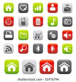 Sitio web e iconos de Internet