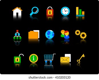 Website internet icons