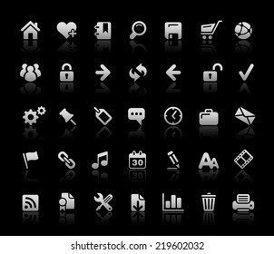 Website & Internet Icons // Black Basics