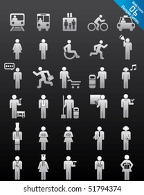 Website and Internet Icons -- People