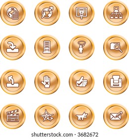 Website and Internet Icons A set of shiny Website and Internet Icons