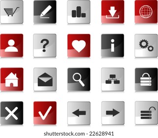 Website and Internet Icons (vector)