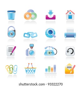 Website and internet icons - vector icon set