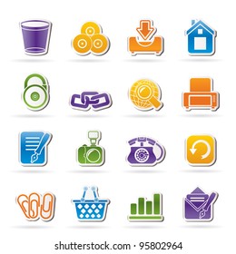 Website and internet icons - vector icon set