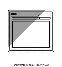 Website internet layout icon vector illustration graphic design