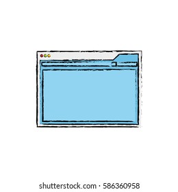 Website internet page icon vector illustration graphic design