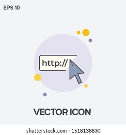 Website, internet vector icon illustration. Ui/Ux. Premium quality.