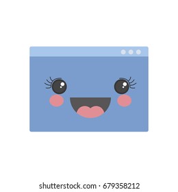 Website kawaii cartoon