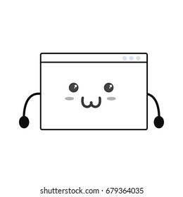 Website kawaii cartoon