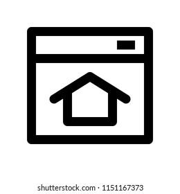 website landing page