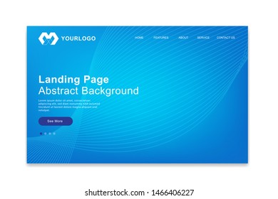 Website Landing Page , Abstract Background, Gradient Pattern, Dynamical colored forms and Modern Style