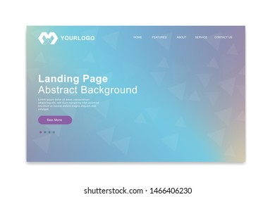 Website Landing Page , Abstract Background, Gradient Pattern, Dynamical colored forms and Modern Style
