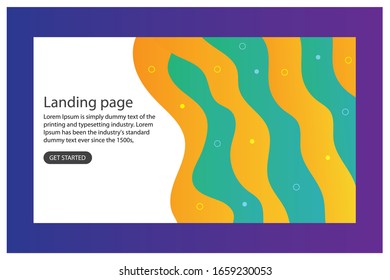 Website-Landing-Page-Hintergrund, moderner abstrakter Stil