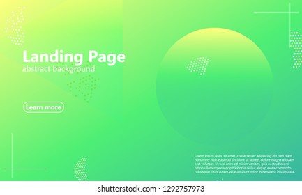 Website landing page. Geometric background. Minimal abstract cover design. Creative colorful wallpaper. Trendy gradient poster. Vector illustration.