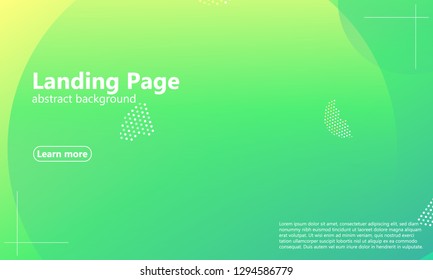 Website landing page. Geometric background. Minimal abstract cover design. Creative colorful wallpaper. Trendy gradient poster. Vector illustration.