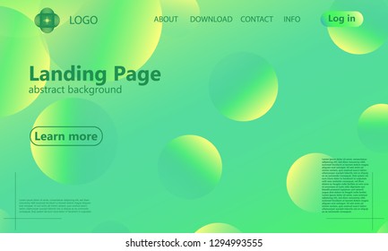 Website landing page. Geometric background. Minimal abstract cover design. Creative colorful wallpaper. Trendy gradient poster. Vector illustration.