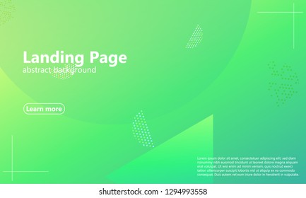 Website landing page. Geometric background. Minimal abstract cover design. Creative colorful wallpaper. Trendy gradient poster. Vector illustration.