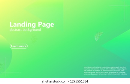 Website landing page. Geometric background. Minimal abstract cover design. Creative colorful wallpaper. Trendy gradient poster. Vector illustration.