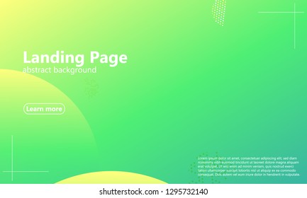 Website landing page. Geometric background. Minimal abstract cover design. Creative colorful wallpaper. Trendy gradient poster. Vector illustration.