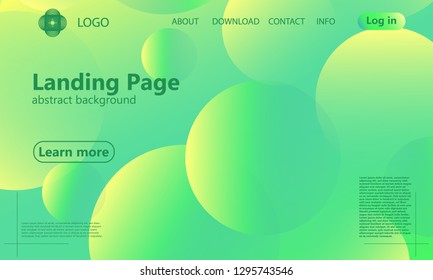 Website landing page. Geometric background. Minimal abstract cover design. Creative colorful wallpaper. Trendy gradient poster. Vector illustration.