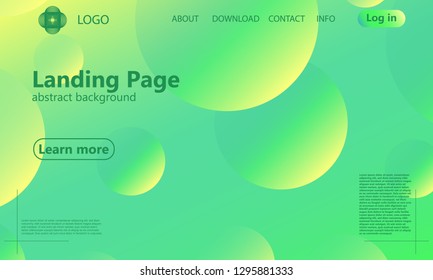 Website landing page. Geometric background. Minimal abstract cover design. Creative colorful wallpaper. Trendy gradient poster. Vector illustration.