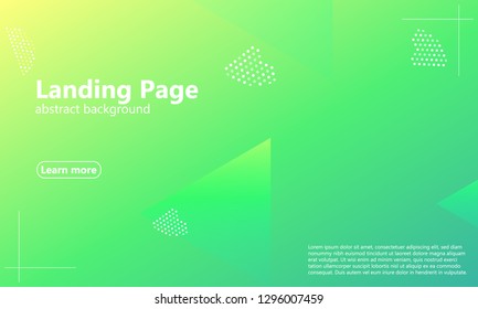 Website landing page. Geometric background. Minimal abstract cover design. Creative colorful wallpaper. Trendy gradient poster. Vector illustration.