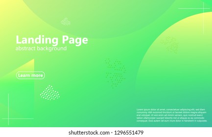 Website landing page. Geometric background. Minimal abstract cover design. Creative colorful wallpaper. Trendy gradient poster. Vector illustration.