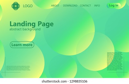 Website landing page. Geometric background. Minimal abstract cover design. Creative colorful wallpaper. Trendy gradient poster. Vector illustration.