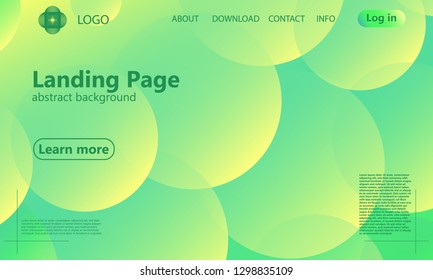 Website landing page. Geometric background. Minimal abstract cover design. Creative colorful wallpaper. Trendy gradient poster. Vector illustration.