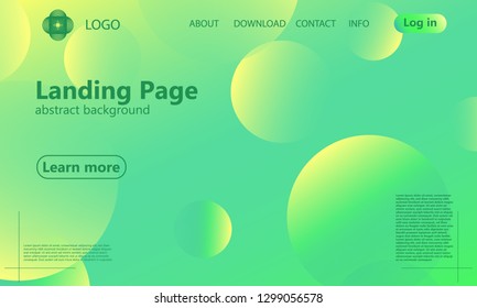 Website landing page. Geometric background. Minimal abstract cover design. Creative colorful wallpaper. Trendy gradient poster. Vector illustration.