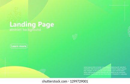 Website landing page. Geometric background. Minimal abstract cover design. Creative colorful wallpaper. Trendy gradient poster. Vector illustration.