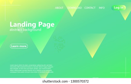 Website landing page. Geometric background. Minimal abstract cover design. Creative colorful wallpaper. Trendy gradient poster. Vector illustration.
