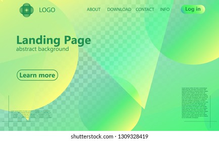 Website landing page. Geometric background. Minimal abstract cover design. Creative colorful wallpaper. Trendy gradient poster. Vector illustration.