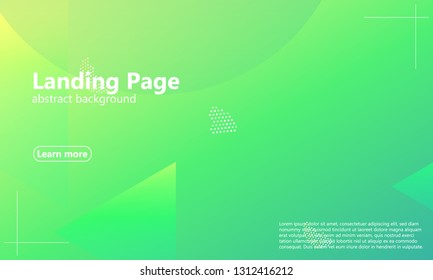 Website landing page. Geometric background. Minimal abstract cover design. Creative colorful wallpaper. Trendy gradient poster. Vector illustration.