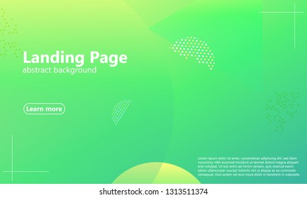Website landing page. Geometric background. Minimal abstract cover design. Creative colorful wallpaper. Trendy gradient poster. Vector illustration.