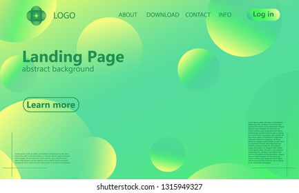 Website landing page. Geometric background. Minimal abstract cover design. Creative colorful wallpaper. Trendy gradient poster. Vector illustration.