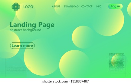 Website landing page. Geometric background. Minimal abstract cover design. Creative colorful wallpaper. Trendy gradient poster. Vector illustration.