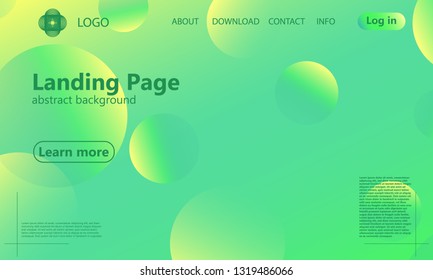 Website landing page. Geometric background. Minimal abstract cover design. Creative colorful wallpaper. Trendy gradient poster. Vector illustration.