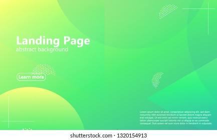 Website landing page. Geometric background. Minimal abstract cover design. Creative colorful wallpaper. Trendy gradient poster. Vector illustration.