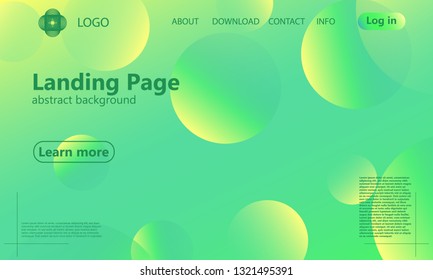Website landing page. Geometric background. Minimal abstract cover design. Creative colorful wallpaper. Trendy gradient poster. Vector illustration.