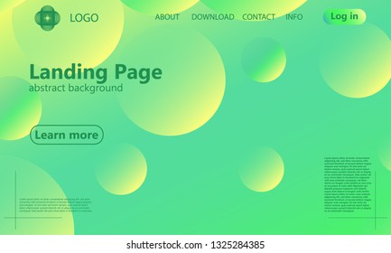 Website landing page. Geometric background. Minimal abstract cover design. Creative colorful wallpaper. Trendy gradient poster. Vector illustration.