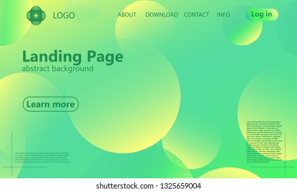 Website landing page. Geometric background. Minimal abstract cover design. Creative colorful wallpaper. Trendy gradient poster. Vector illustration.