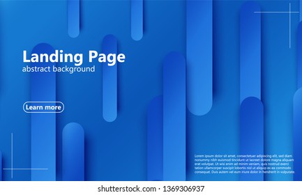Website landing page. Geometric background. Minimal abstract cover design. Creative colorful wallpaper. Trendy gradient poster. Vector illustration.