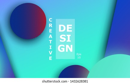 Website landing page. Geometric background. Minimal abstract cover design. Creative colorful wallpaper. Trendy gradient poster. Vector illustration.