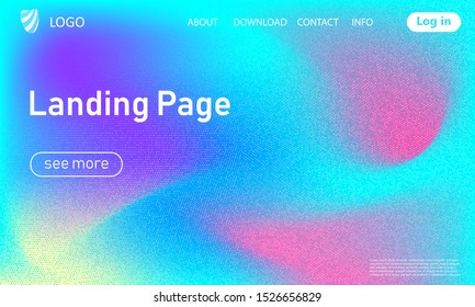 Website landing page. Geometric background. Minimal abstract cover design. Creative colorful wallpaper. Trendy gradient poster. Vector illustration.