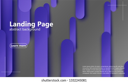 Website landing page. Material design. Minimal abstract cover. Creative colorful wallpaper. Trendy gradient poster. Vector illustration.