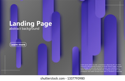 Website landing page. Material design. Minimal abstract cover. Creative colorful wallpaper. Trendy gradient poster. Vector illustration.